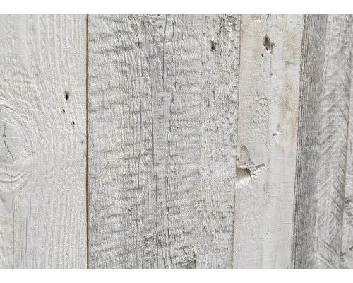 Detailaufnahme von Brettern aus Altholz