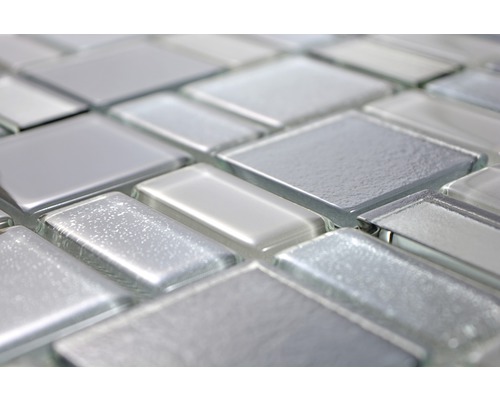 Gros plan de carreaux de mosaïque en verre