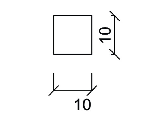 Quadratische Form mit Massangabe 10