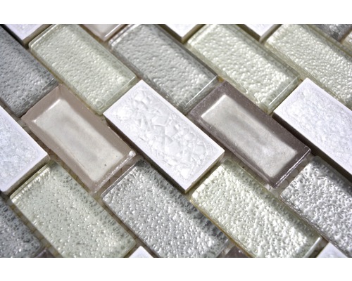 Mosaikfliesen aus Glas in rechteckiger Form