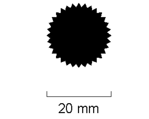 Symbole pour 20 millimètres