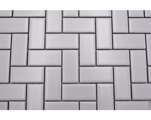 Carreaux de mosaïque rectangulaires à motif de chevrons