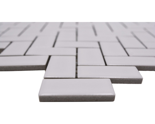 Carreaux de mosaïque en motif à chevrons