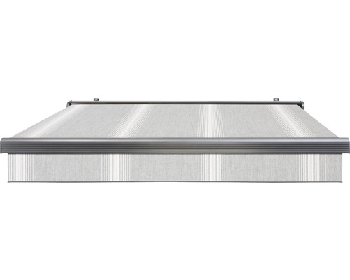 Markise mit Streifenmuster