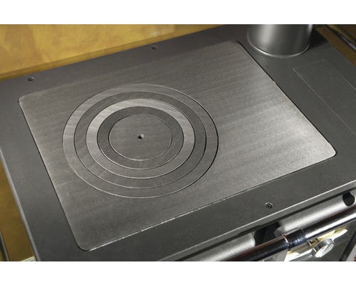Plaque de cuisson avec cercles concentriques
