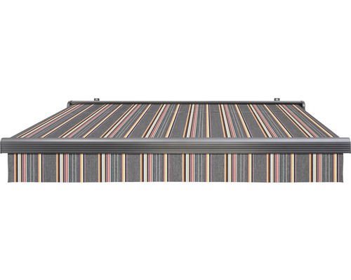 Markise mit Streifenmuster