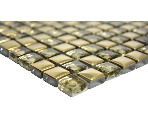 Carreaux de mosaïque avec pierres de verre carrées