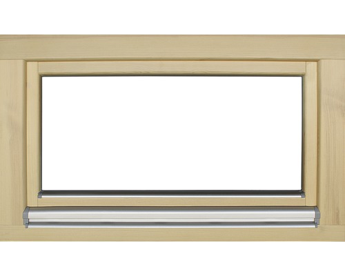 Cadre de fenêtre en bois avec revêtement en aluminium