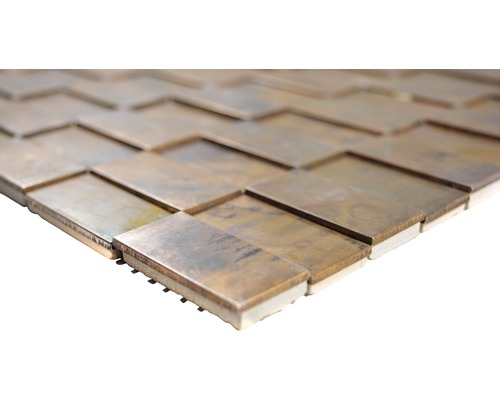 Mosaikfliese aus Metall für Wand- und Bodengestaltung