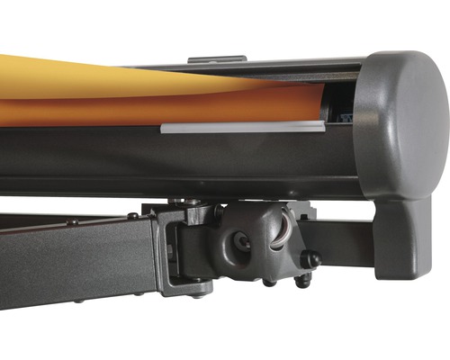 Detailansicht einer Gelenkarmmarkise