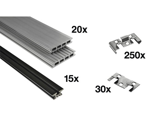 Aluminiumprofile und Befestigungsklammern für Konstruktionen