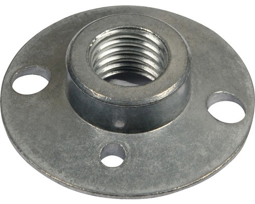 Écrou à embase métallique avec trous de fixation