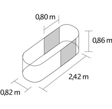 Erweiterung für Hochbeet Basic 858-thumb-2 Erweiterung für Hochbeet Basic 858-thumb-2