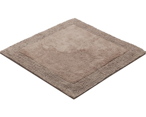 Tapis de bain carré avec bordure