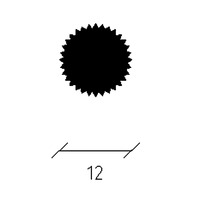 Symbole pour une taille de 12 unités