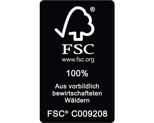 FSC Siegel: Holz aus vorbildlich bewirtschafteten Wäldern