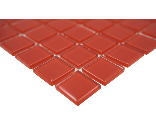 Quadratische Glasmosaikfliesen, glänzend, für den Innenbereich