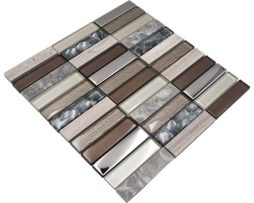 Mosaïque avec différentes surfaces