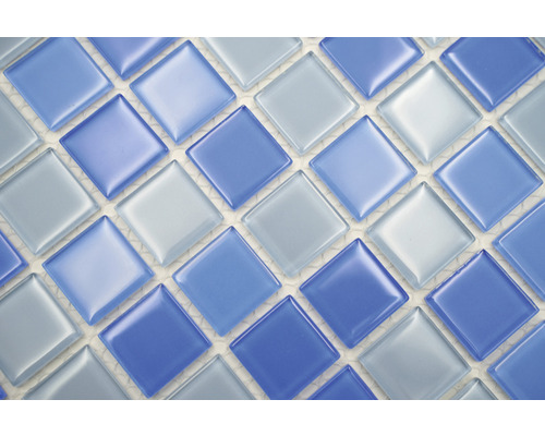 Mosaikfliesen aus Glas mit quadratischem Design