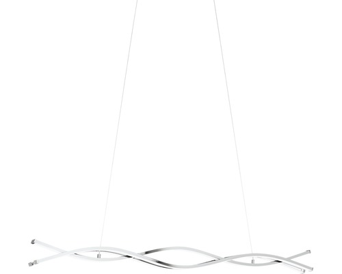 Moderne LED-Pendelleuchte mit geschwungenem Design