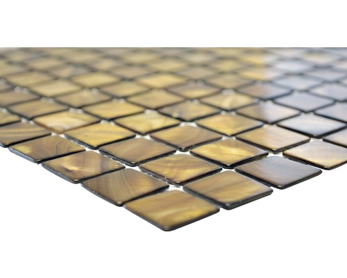 Carreaux de mosaïque en verre, disposés en carré