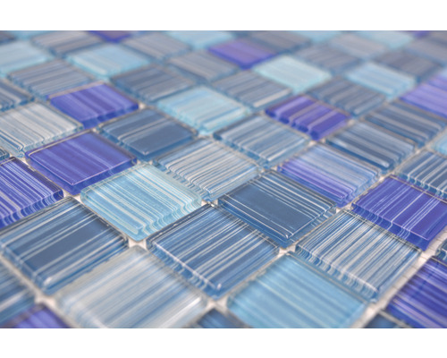 Carreaux de mosaïque en verre de forme carrée