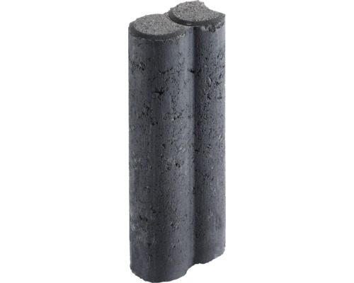 Minipalisade Dosfix mit Hohlkehle anthrazit 9,4 x 6 x 25 cm Einzelner Pflasterstein aus Beton