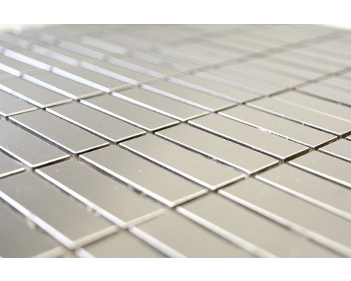 Carreaux de mosaïque rectangulaires en métal