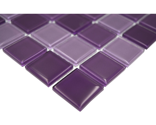 Mosaïque en verre, carrée