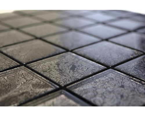 Gros plan d''une mosaïque de carreaux de verre
