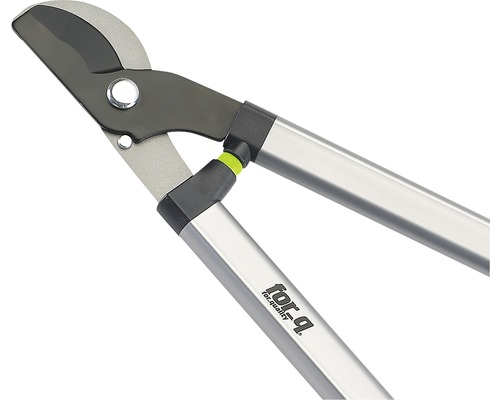 Astschere mit Aluminiumgriffen und for_q Logo