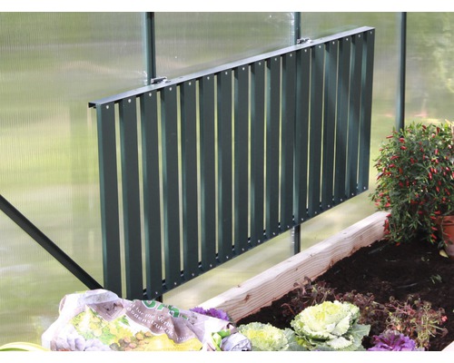 Gewächshaus-Jalousie zur Beschattung im Garten