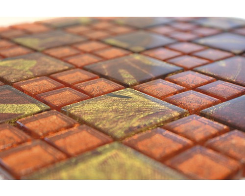 Carreaux de mosaïque carrés en verre