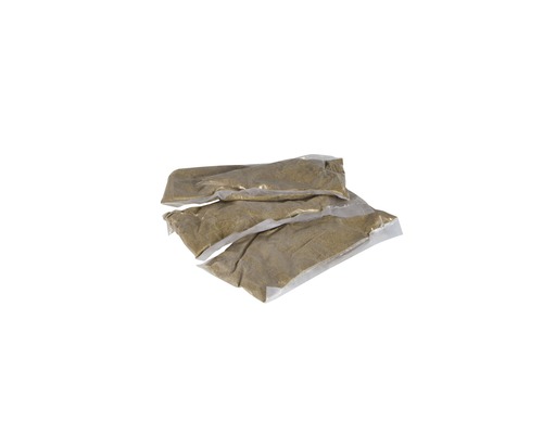 Drei Packungen Pflanzensamen in Plastikverpackung