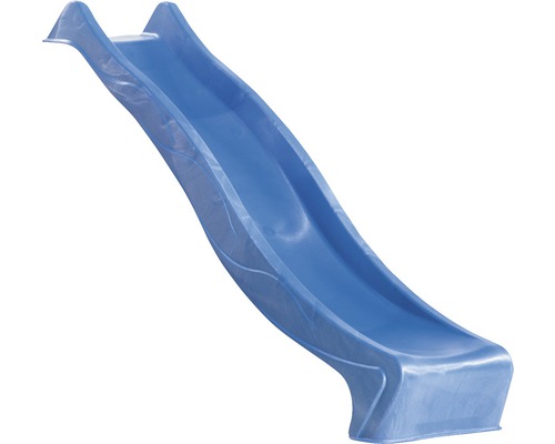 Toboggan pour enfants en plastique bleu