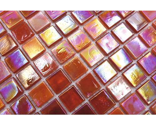 Mosaikfliesen aus Glas, quadratisch angeordnet