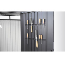 Gerätehaus biohort HighLine H1 Doppeltür 254 x 134 cm silber-metallic-thumb-7