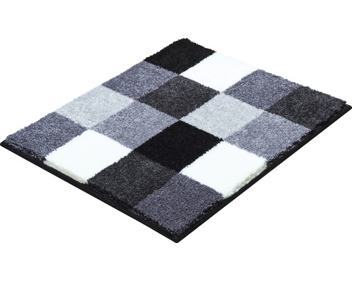 Tapis carré à motif échiquier