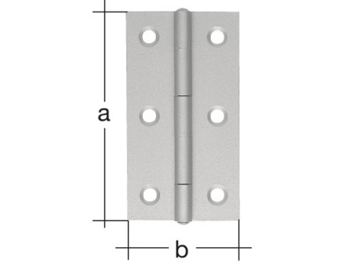 Türscharnier mit Größenangaben