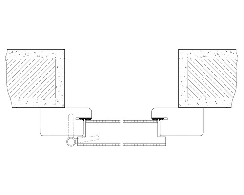 Technische Zeichnung einer Türkonstruktion für den Hornbach Webshop