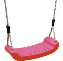 Balancelle en plastique avec suspension par cordes pour le jardin