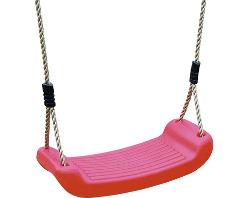 Balancelle en plastique avec suspension par cordes pour le jardin