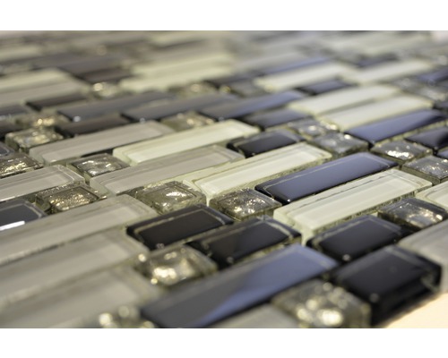 Mosaikfliesen aus Glas, Nahaufnahme