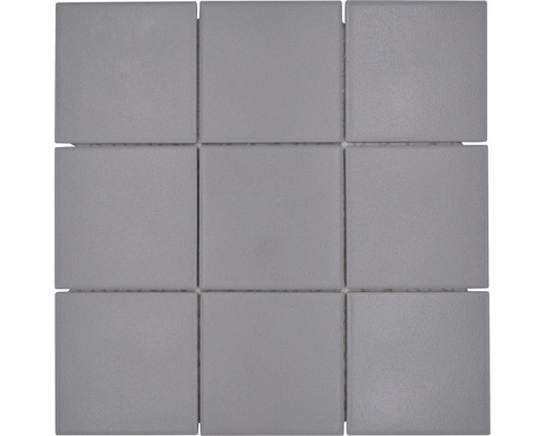 Mosaïque en céramique RAT 900 30x30 cm grise Neuf carreaux de mosaïque gris disposés en carré