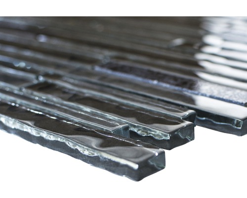 Mosaïque en verre, forme de baguette