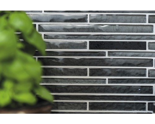 Carreaux de mosaïque de forme allongée et de surface brillante