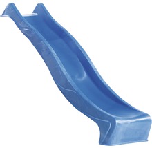 Toboggan bleu pour enfants en plastique