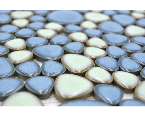 Carreaux de mosaïque en céramique en forme de galets