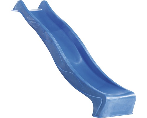 Blaue Kinderrutsche für den Garten