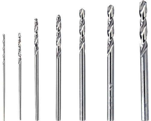 Jeu de forets hélicoïdaux de différentes tailles